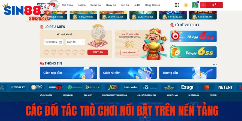 Sin88 Kincsin 🎖️ Link Vào Nhà Cái SIN88 COM Mới Nhất 2025 8 Các đối tác trò chơi nổi bật trên nền tảng